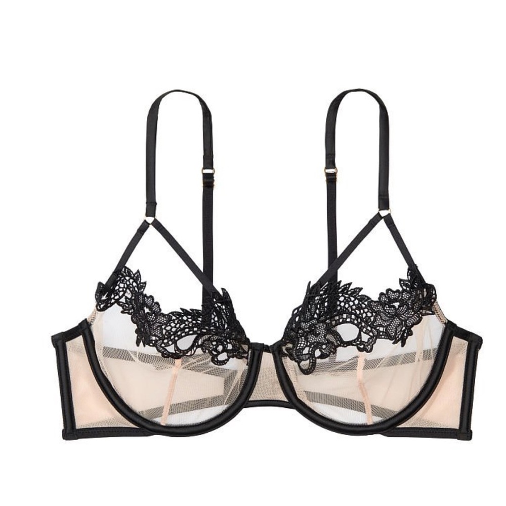 VERY SEXY
Unlined Dragon Lace Balconette Bra